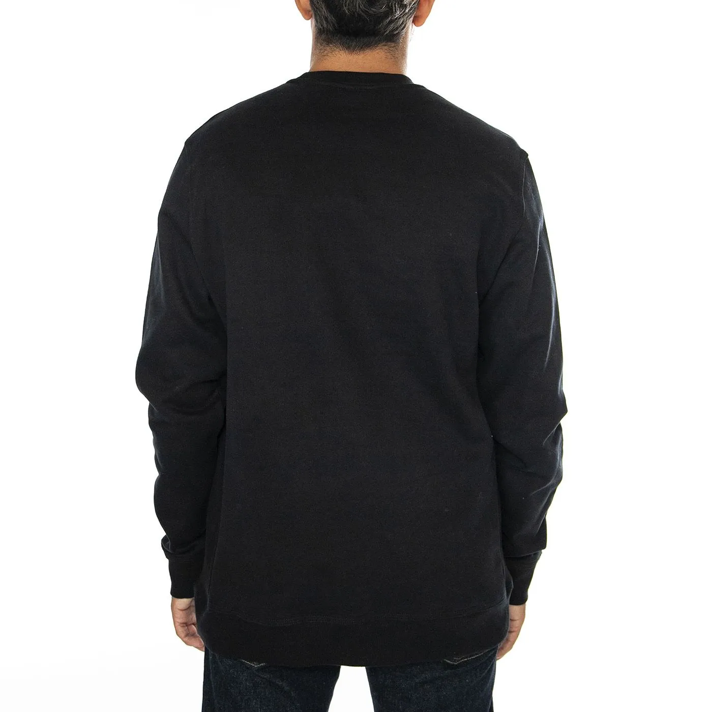 Only & Sons Dan Life Reg Heavy Sweat Crew Black - Felpa Girocollo Uomo Nera    